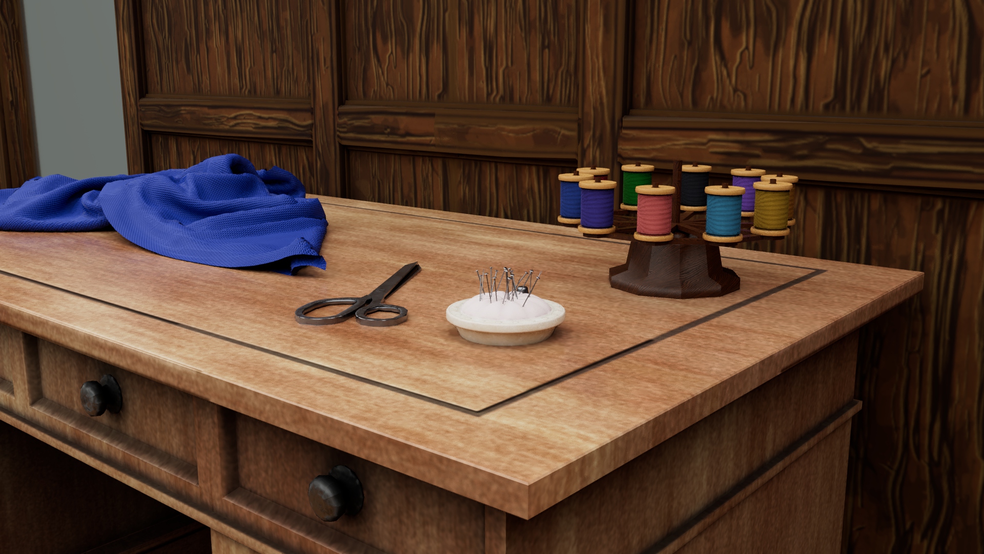 Sewing room