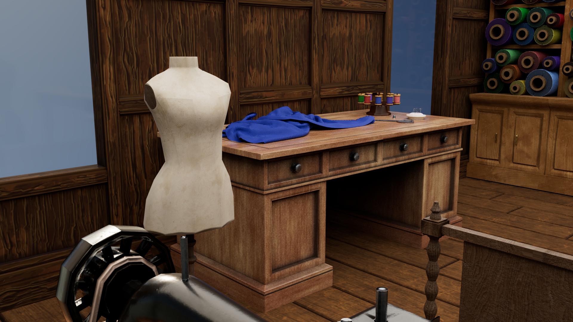 Sewing room