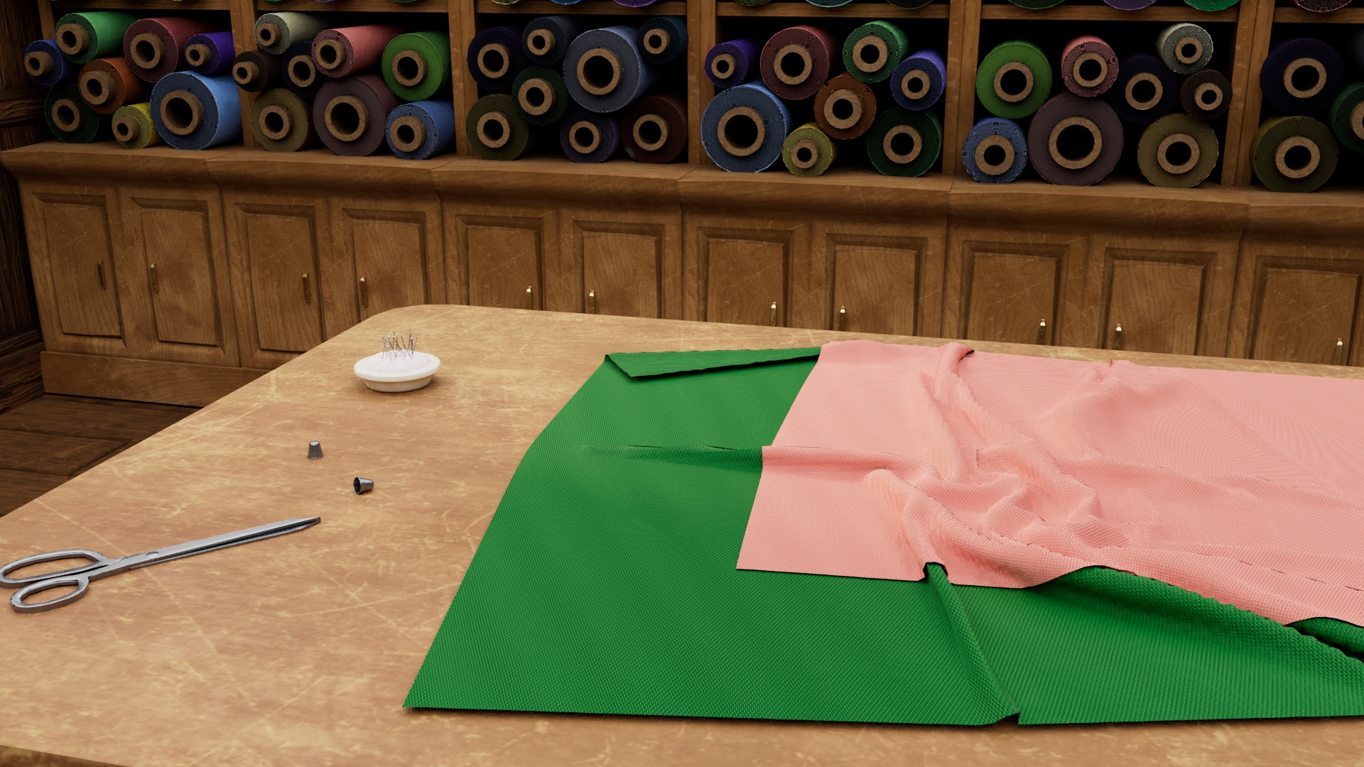 Sewing room